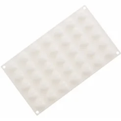 Silikomart Professional Micro Love 5 silicone bakvorm hart wit