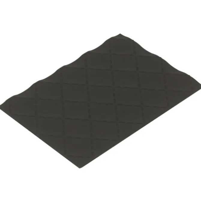 Silikomart Professional structuurmat Matelassé 25 x 18,5 cm silicone zwart