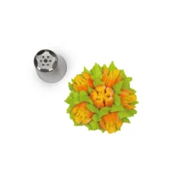 Silikomart spuitmond Bloem 08 rvs