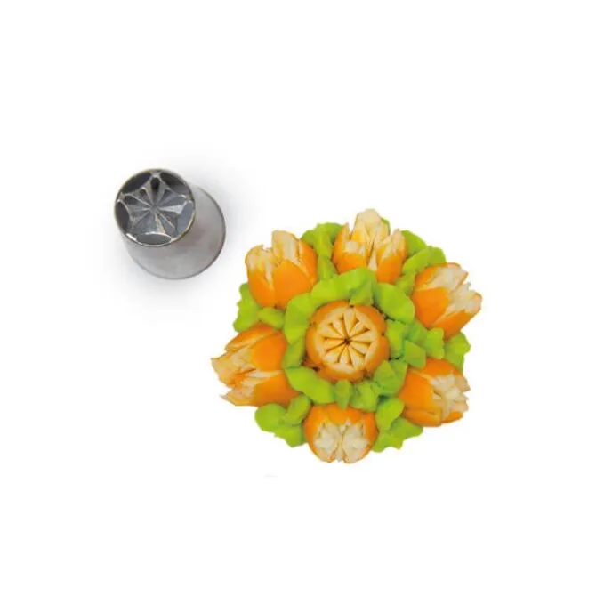 Silikomart spuitmond Bloem 06 rvs
