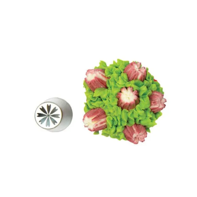 Silikomart spuitmond bloem 47 rvs