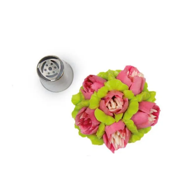 Silikomart spuitmond Bloem 02 rvs