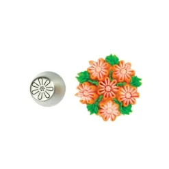 Silikomart spuitmond Bloem 39 rvs