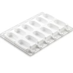 Silikomart SteccoFlex ijsvorm 12 ijsjes 9 x 5 cm silicone wit