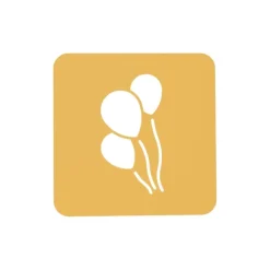 Silikomart Stencil Palloncino decoratiemal siliconen