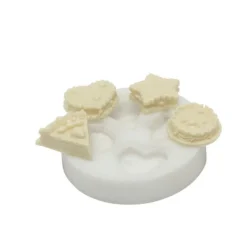 Silikomart Sugarflex decoratiemal cakes 2,5 cm silicone wit