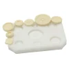 Silikomart Sugarflex decoratiemal knopen 1,3 cm silicone wit