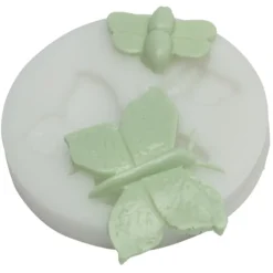 Silikomart Sugarflex decoratiemal vlinders ø 7,2 cm silicone wit