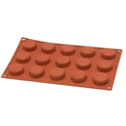Silikomart Tortina bakvorm 15 schijven silicone bruin