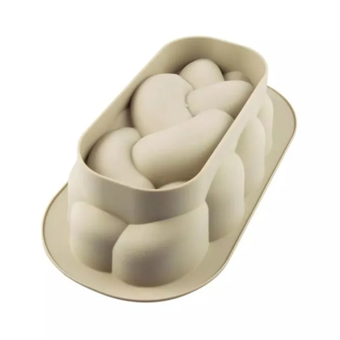 Silikomart Treccia bakvorm 2,1 liter silicone wit