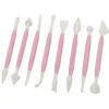 Silikomart Wondercake decoratieset 16 cm kunststof roze 8-delig