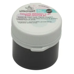 Silikomart Wonder Cakes Gel Color kleurstofgel 15 gr zwart