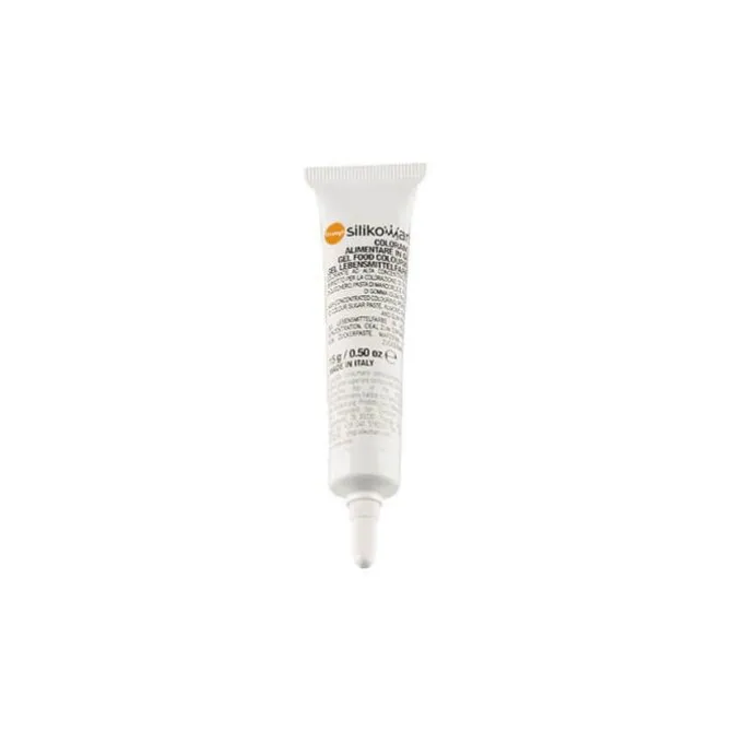 Silikomart Wonder Cakes kleurstofgel tube 15 gram oranje