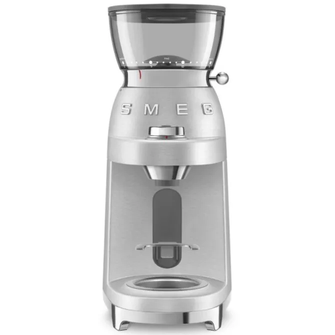 SMEG koffiemaler minipro zilver