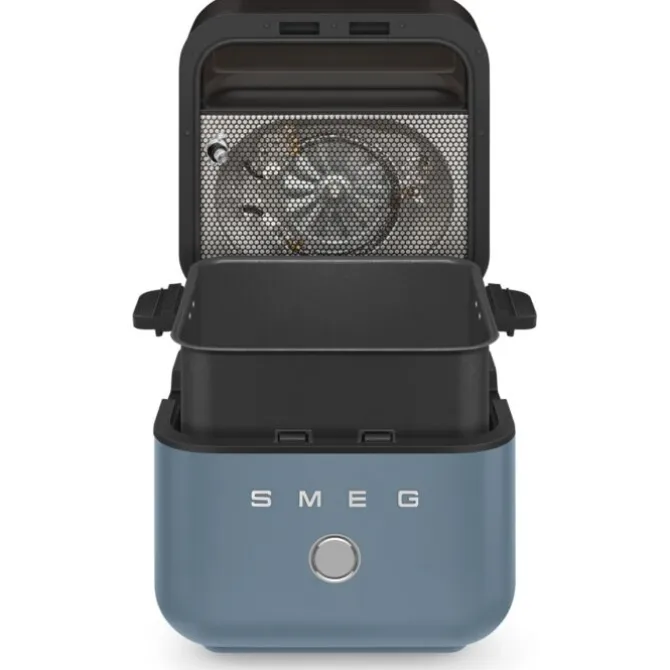 SMEG 50's style airfryer Storm Blue