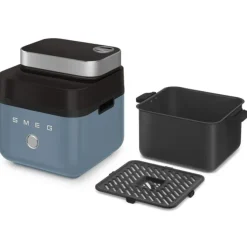 SMEG 50's style airfryer Storm Blue