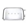 Smeg 50's style broodrooster lang 2 sleuven staal chroom