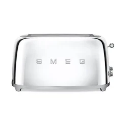 Smeg 50's style broodrooster lang 2 sleuven staal chroom