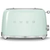 Smeg 50's style broodrooster lang 2 sleuven staal watergroen