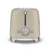 SMEG 50's style broodrooster 2 sleuven staal Moonlight