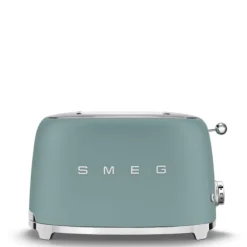 Smeg 50's style broodrooster 2 sleuven staal Emerald Green