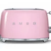 Smeg 50's style broodrooster 2 sleuven staal wit