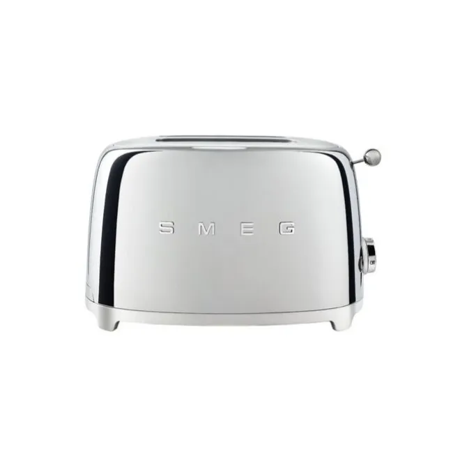Smeg 50's style broodrooster 2 sleuven staal chroom