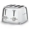 Smeg 50's style broodrooster 4 sleuven staal chroom