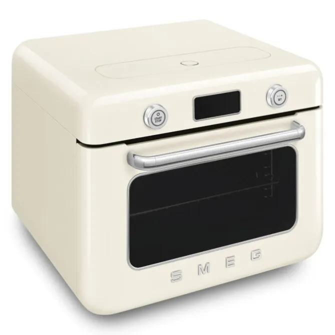 SMEG 50's style Combi stoomoven 30 liter crème