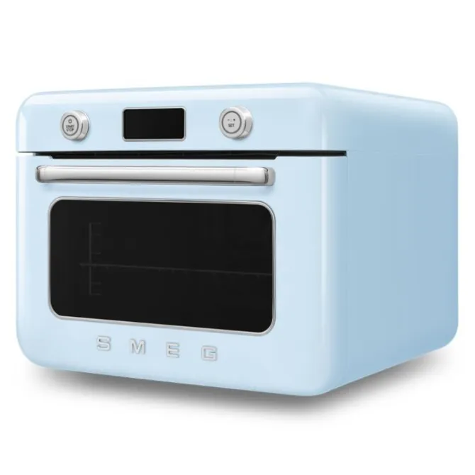 SMEG 50's style Combi stoomoven 30 liter pastelblauw