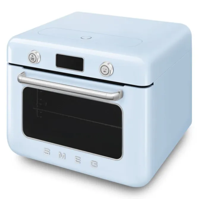 SMEG 50's style Combi stoomoven 30 liter pastelblauw