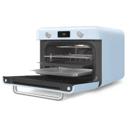 SMEG 50's style Combi stoomoven 30 liter pastelblauw