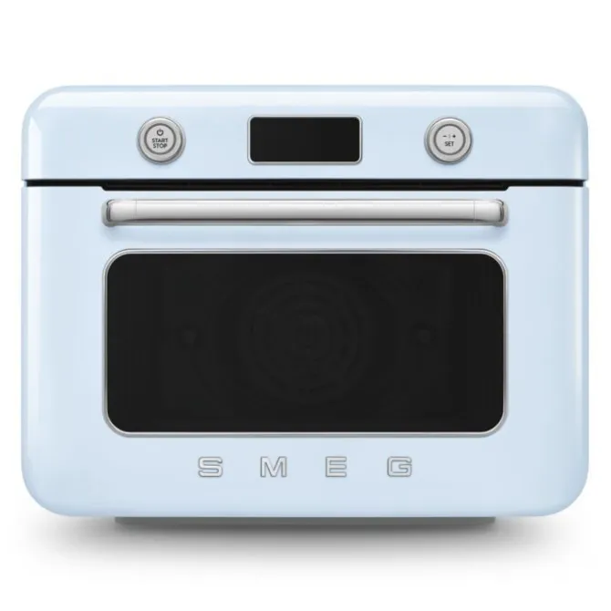 SMEG 50's style Combi stoomoven 30 liter pastelblauw