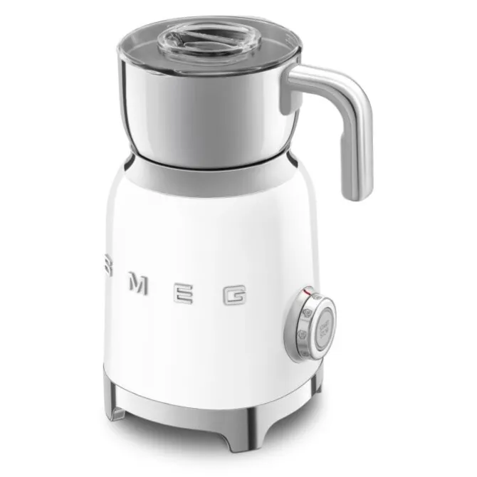 Smeg 50's style elektrische melkopschuimer 600 ml wit