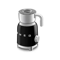 Smeg 50's style elektrische melkopschuimer 600 ml zwart