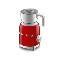 Smeg 50's style elektrische melkopschuimer 600 ml rood