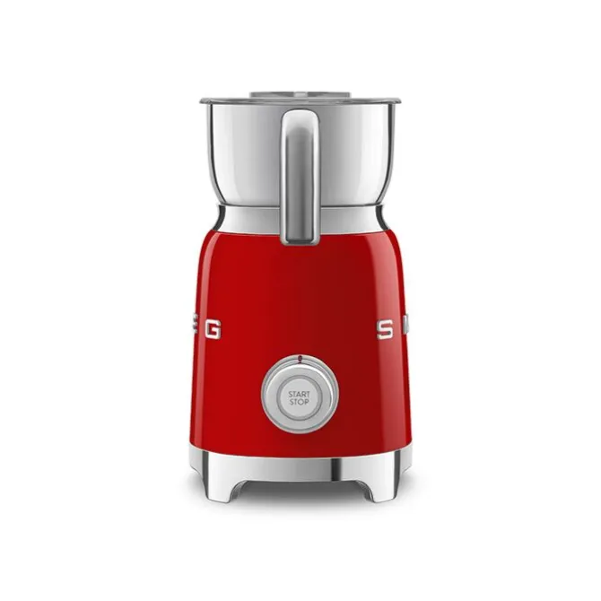 Smeg 50's style elektrische melkopschuimer 600 ml rood