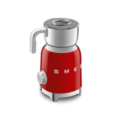 Smeg 50's style elektrische melkopschuimer 600 ml rood