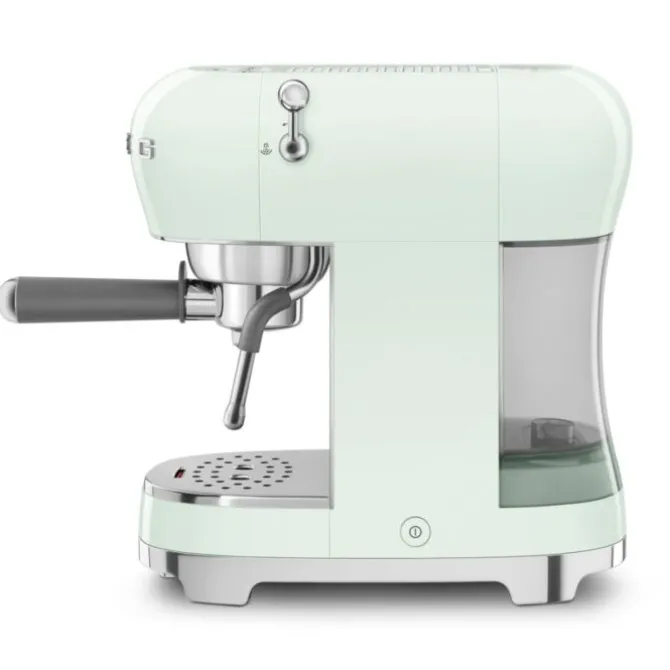 Smeg 50's style handmatige espressomachine watergroen