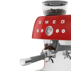 Smeg 50's style handmatige espressomachine 2,4 liter rood