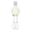 Smeg 50's style handmixer staal crème