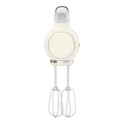 Smeg 50's style handmixer staal crème
