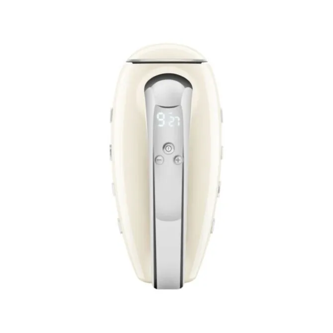 Smeg 50's style handmixer staal crème