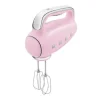 Smeg 50's style handmixer staal roze
