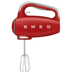 Smeg 50's style handmixer staal rood