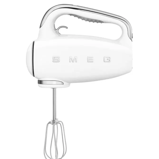 Smeg 50's style handmixer staal wit