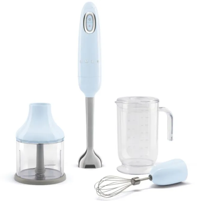 Smeg 50’s style HBF03 staafmixer kunststof pastelblauw 4-delig