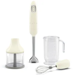 Smeg 50’s style HBF03 staafmixer kunststof crème 4-delig