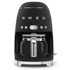 SMEG 50's style koffiezetapparaat kunststof mat zwart
