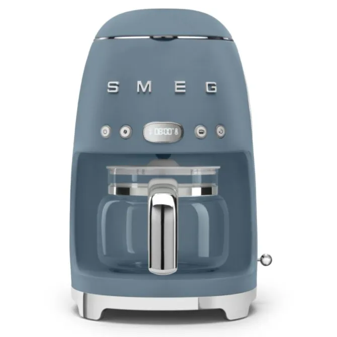 SMEG 50's style koffiezetapparaat kunststof Storm Blue
